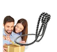Portabottiglie di vino - Supporto decorativo per collana di perle con design creativo e appeso, elegante e moderno, per la casa - Espositore per tavolo da pranzo, cucina, C.