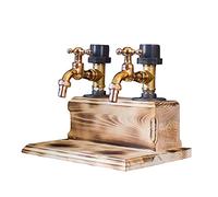 Portabottiglie e dispenser per whisky, per whisky, vino e rum, elegante dispenser per cocktail e liquori, per bar di casa