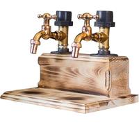 Portabottiglie E Dispenser Whiskey Bar - Dispenser Bevande Bar Butler per Whisky Vino E Rum - Organizer E Dispenser Cocktail Bar per Liquori, B