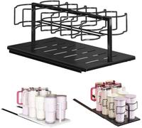 Portabottiglie espandibile - salvaspazio per cucina, dormitorio, ufficio, design regolabile per una facile organizzazione