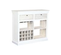 Portabottiglie Home ESPRIT Bianco 120 x 40 x 98 cm