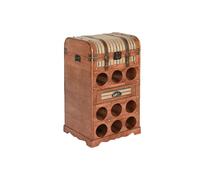 Portabottiglie Home ESPRIT Marrone Pioppo 40 x 35,5 x 71 cm