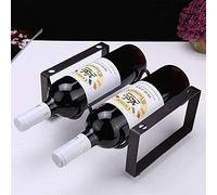 Portabottiglie impilabile europeo retrò a forma di curva per soggiorno decorazione creativa per la casa decorazione domestica 24 cm × 17 cm × 11 cm vita interessante