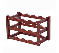 Portabottiglie impilabile per bottiglie di vino, scaffale autoportante per bar, cucina, dispensa, decorazione creativa e semplice per la casa
