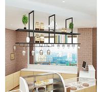 Portabottiglie in bicicletta per vino, porta in metallo, portaoggetti a soffitto americano, portapace per decorazioni appese creative per decorazioni per la casa del soffitto di ristoranti e bar, oro,