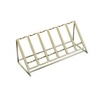 Portabottiglie in ferro dorato per armadietto, ad alta capacità, per cucina, bar, frigorifero, elegante portabottiglie (E)