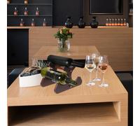 Portabottiglie in legno controsoffitto in legno portatore rustico portatore