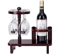 Portabottiglie in legno porta bottiglia di vino decorativo musica calice da appendere convenienza ornamento per bar artigianale supporto per vino mensola per vino (colore: C)