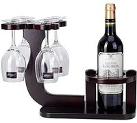 Portabottiglie in legno porta bottiglia di vino decorativo musica calice da appendere convenienza ornamento per bar artigianale supporto per vino mensola per vino (colore: C)