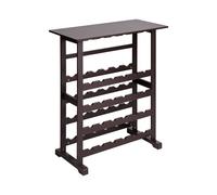 Portabottiglie in MDF marrone scuro Rowley
