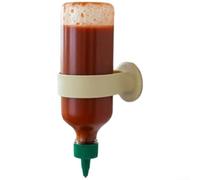 Portabottiglie in silicone per condimenti con design a gravità mantiene le bottiglie sottosopra, stabile e antiscivolo, compatto per organizzare la cucina e la comodità di viaggio