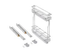 PORTABOTTIGLIE LATERALE ESTRAIBILE MM.150 CROMATO - Ferrero Ferramenta