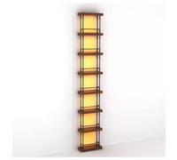 Portabottiglie modulare impilabile con luci a LED, in legno massello, da parete, per conservare il vino senza oscillazioni ed elegante decorazione per la casa e il bar