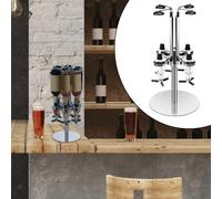 Portabottiglie per 4 bottiglie Dispenser per bevande ottiche Spirits