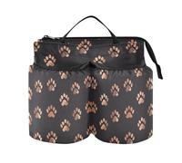 Portabottiglie per bagagli unico anime zampa di gatto oro rosa nero accessori da viaggio per valigia contenere due tazze da caffè per viaggiatori assistenti di volo