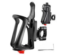 Portabottiglie per bicicletta, portabottiglie per bicicletta, supporto per manubrio regolabile per bevande, bevande, scooter, sedia a rotelle, passeggino, strada, montagna, moto, bambini e adulti