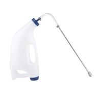 Portabottiglie per latte di vitello da 4 l, con manico ergonomico e bottiglia per latte di vitello a bocca lunga opaca per l'alimentazione di latte di vitello