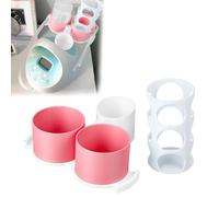 Portabottiglie per tiralatte Spectra, adatto a tutte le versioni S1 e S2, organizza e semplifica il tuo viaggio di pompaggio, design funzionale per un facile utilizzo (bianco-rosa) (bianco-rosa)