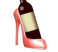Portabottiglie per vino - Elegante espositore per vino in scarpe con tacchi alti, design unico | portabottiglie di vino rosso, ideale sul bancone della cucina a casa, aggiunge un tocco di