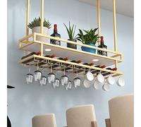Portabottiglie Per Vino Portabottiglie Per Bicchieri Da Vino - Soffitto Per Mensole In Vetro Per Bottiglie Da Parete, Mobili Da Bar Per Armadietti Per Vini, Decorazioni Per Espositori Per La Conserva