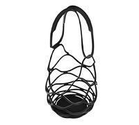 Portabottiglie pieghevole, con sottobicchiere protettivo, per bevande, feste, cucina, appartamento, ristorante, campeggio, Nero, riferimento alla descrizione, Unisex