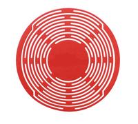 Portabottiglie pieghevole, con sottobicchiere protettivo, per bevande, feste, cucina, appartamento, ristorante, campeggio, Rosso, riferimento alla descrizione, Unisex