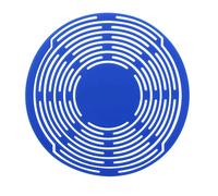 Portabottiglie pieghevole, con sottobicchiere protettivo, per bevande, feste, cucina, appartamento, ristorante, campeggio, Blu, riferimento alla descrizione, Unisex