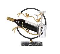 Portabottiglie portabottiglie Carp Wine Holder Stand, Single Resin Figurine da Tavolo Portabottiglie Statue di animali Artigianato per la casa, per cantine Spazio di stoccaggio bar portabottiglie(A)