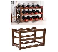 Portabottiglie Portabottiglie Organizer Espositore impilabile per tavolo