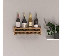 Portabottiglie Poseidon, Legno, L48xP13,8xA12 cm