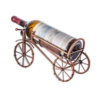 Portabottiglie rustico creativo a forma di carrozza portabottiglie retrò in ferro battuto supporto per vino staffa espositore staffa decorativa mensola per vino rack per vino (dimensioni: 5L) ()