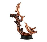 Portabottiglie rustico Creativo Delfino Porta Vino In Resina Porta Vino Europeo Soggiorno Armadio Vino Decorazione Casa Regalo di Inaugurazione Del Vino Rack di Stoccaggio