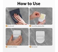 Portabottiglie spray montaggio a parete bianco adatto per cucina e bagno