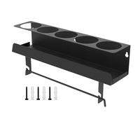 Portabottiglie spray | Supporto per bombolette spray | Rack per bombolette spray | Rack di stoccaggio per bottiglie spray | Organizer per bottiglie spray | Porta-lattine con 5 ganci