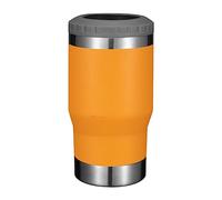 Portabottiglie termico a doppia parete Portabottiglie for birra 420 ml Tazza Bicchiere da viaggio riutilizzabile Bicchiere for bici da casa Campeggio Sport in uscita, Blu scuro/1496 (Color : Orange)