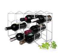 Portabottiglie Vino IN Metallo per 11 Bottiglie Portabottiglie Porta Vino