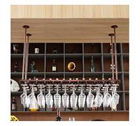 Portabottiglie vintage da appendere, decorativo, capovolto, per soggiorno, sala da pranzo, bar, appendiabiti multifunzionale e espositore per vasi di fiori (colore: M)