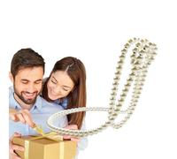 Portabottilili - Perline di perle per decorazione della tavola | Portabottilili porta vino spessore unico regalo di vino, regalo originale per gli amanti del vino