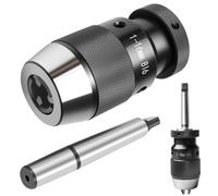 Portabrocas senza chiave B16 (1-16 mm) con mandrino conico MK2/MT2, mini portabrocas di precisione MK2/MT2 per tornio, trapano, tornio