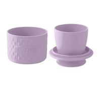 Portaburro Alla Francese - Silicone Alimentare | Contenitore Per Burro Con Coperchio | Barattolo Ermetico Da Cucina Con Linea Del Livello 'Acqua Per Mantenere La Freschezza