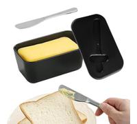 Portaburro con Coperchio,Contenitore per Burro per Frigorifero | Contenitore Sicuro per Lavastoviglie per Colazione Cucina Picnic Casa Ristorante Fattoria Panettieri Mensola Frigo Bancone