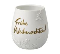 Portacandela antivento Buon Natale! - Accessori da 10 cm