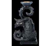 Portacandela - Gatto Nero Spite - Animale Decorativo Figura - Nemesis Now 19cm