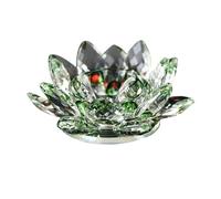 Portacandela in cristallo a forma di fiore di loto, ornamento a forma di fiore di loto, per centrotavola, matrimonio, decorazione Feng Shui (stile 3)