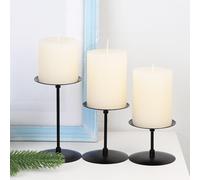 Portacandele a colonna da 3 pezzi, portacandele per camino, matrimonio,