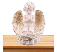 Portacandele a forma di angelo, con di angelo, con a forma di calore, candelabri decorativi per la casa, centrotavola per matrimoni