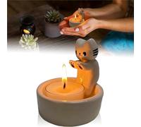 Portacandele a forma di gatto, crea un'atmosfera accogliente con il nostro portacandele a forma di gatto, portacandele a forma di gattino per gli amanti dei gatti, preferito dai clienti del Regno