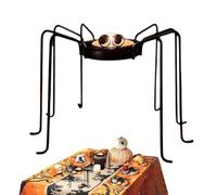Portacandele a forma di ragno, per Halloween, colore nero, decorazione per la casa, decorazione per la casa, per interni ed esterni, feste, tavolo, cucina, , scrivania, libreria