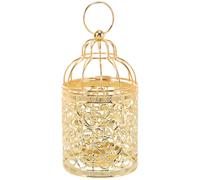 Portacandele a gabbia per uccelli, portacandele decorativo a gabbia per uccelli