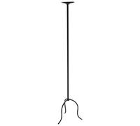Portacandele con struttura in metallo e ferro 120 cm Stile moderno Nero Almada